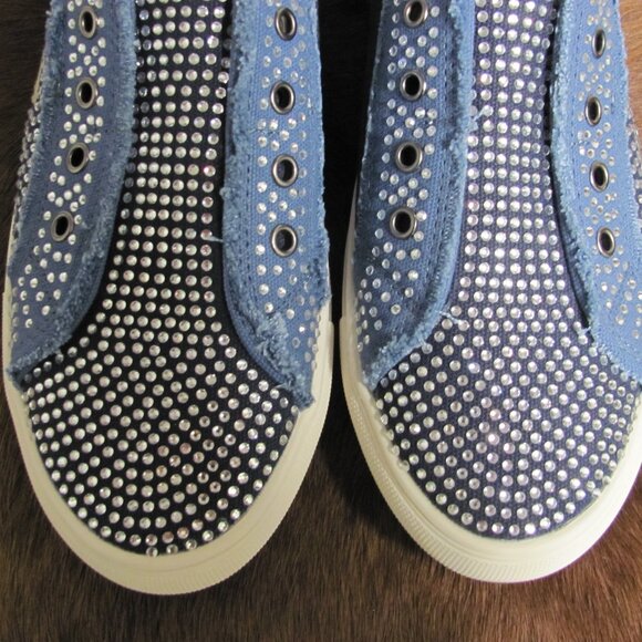 Montana West Women's Rhinestone Sneakers NIB - Picture 2 of 13